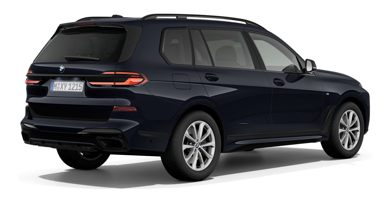 BMW BMW X in Schwarz von hinten BMW BMW X in Schwarz von hinten