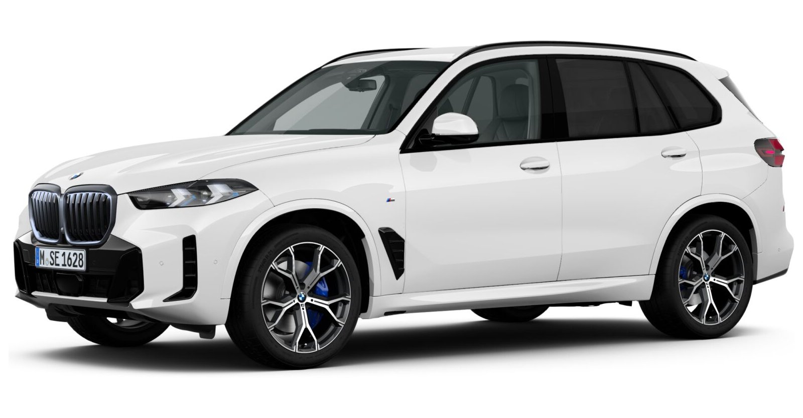 BMW X5 xDrive30d in Weiß von vorne BMW X5 xDrive30d in Weiß von vorne