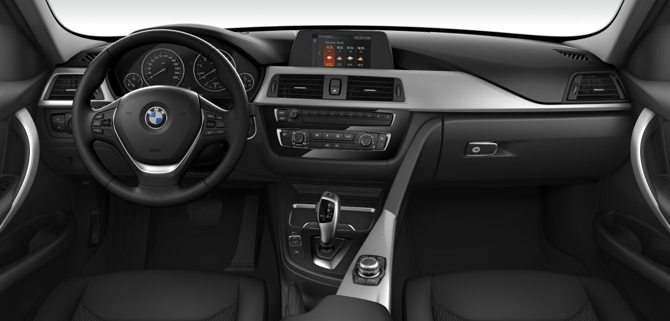 BMW BMW 3er im Innenraum von vorne BMW BMW 3er im Innenraum von vorne