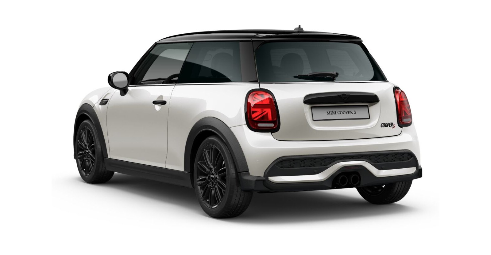 MINI MINI 3-Türer in Weiß von hinten
