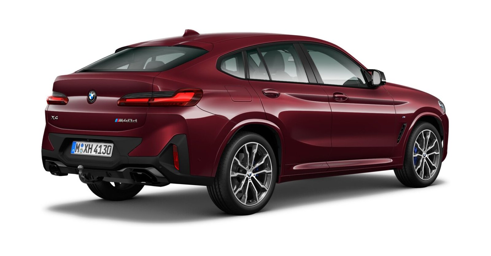 BMW BMW X in Rot von hinten BMW BMW X in Rot von hinten