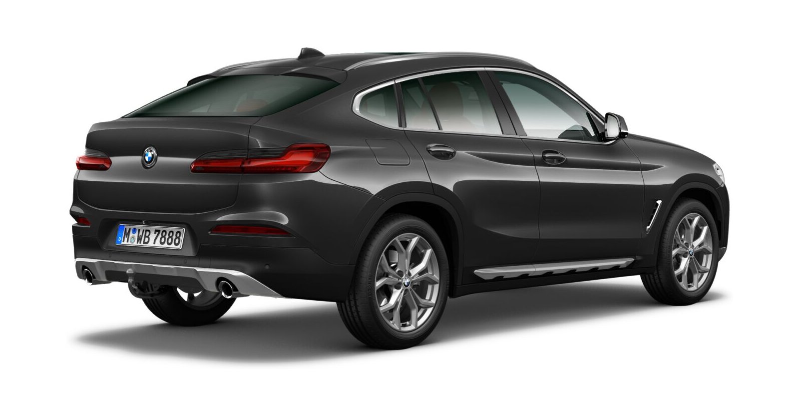 BMW BMW X in Grau von hinten BMW BMW X in Grau von hinten
