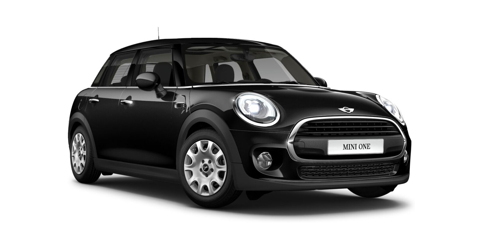 MINI MINI 5-Türer in Schwarz von vorne