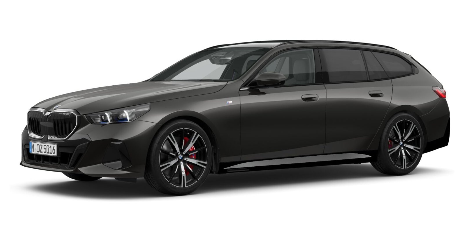 BMW BMW 5er in Grau von vorne