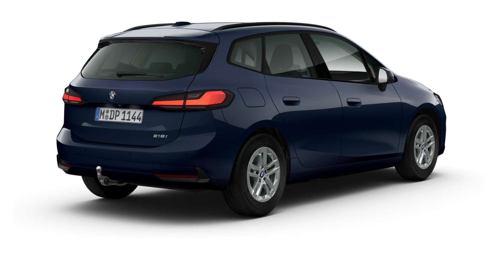 BMW BMW 2er in Blau von hinten
