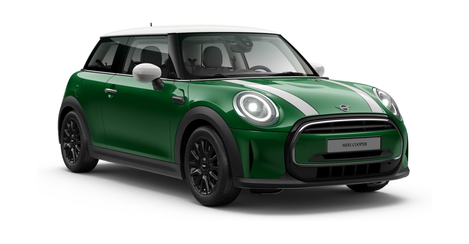 MINI MINI 3-Türer in Grün von vorne