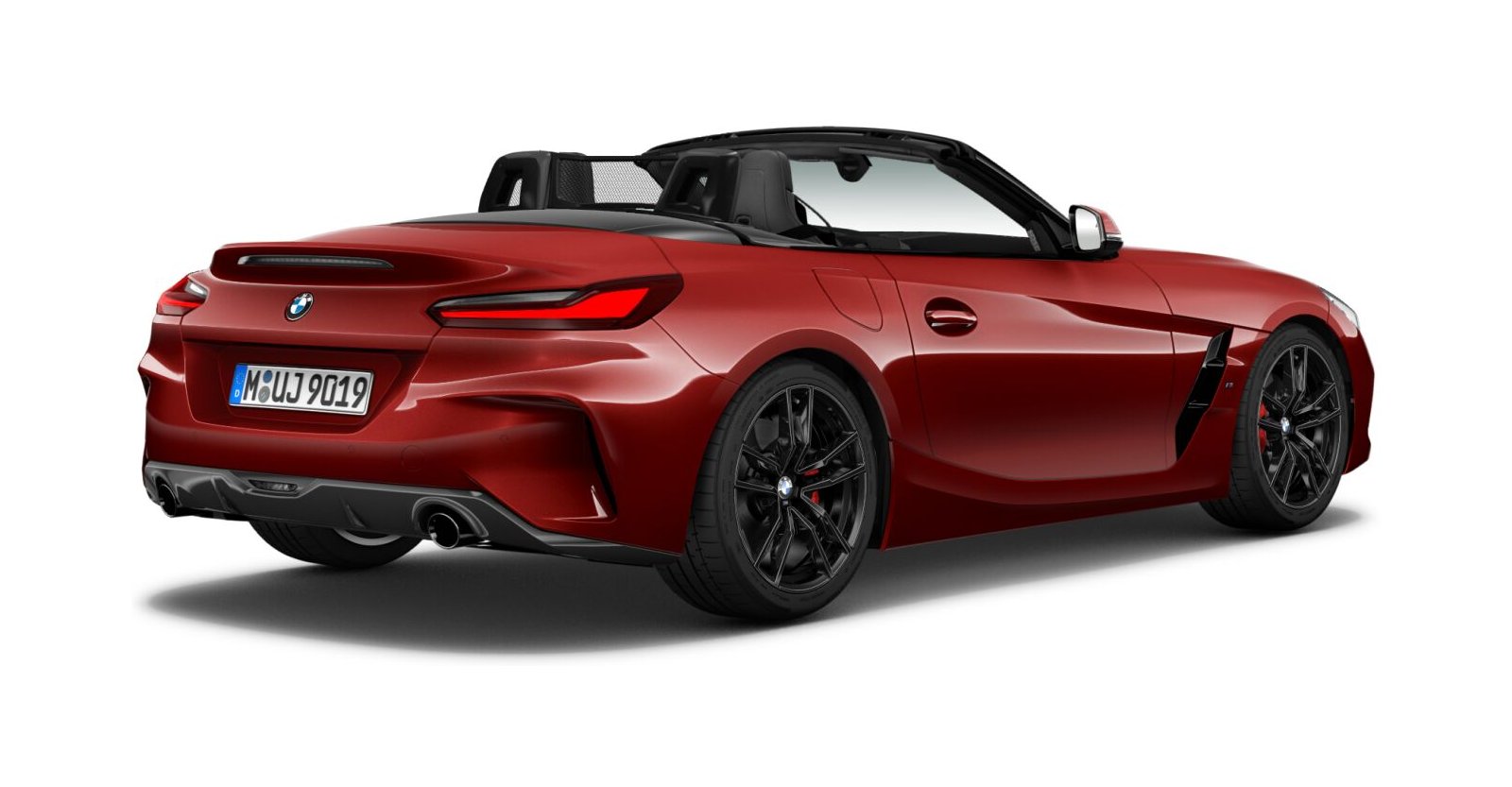 BMW BMW Z in Rot von hinten BMW BMW Z in Rot von hinten