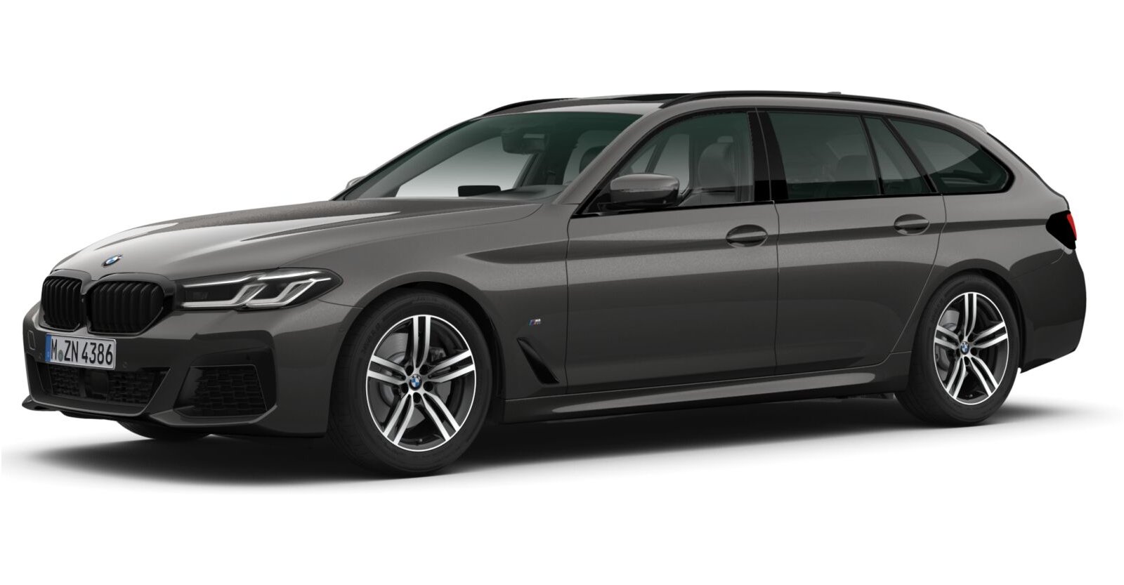 BMW BMW 5er in Grau von vorne BMW BMW 5er in Grau von vorne