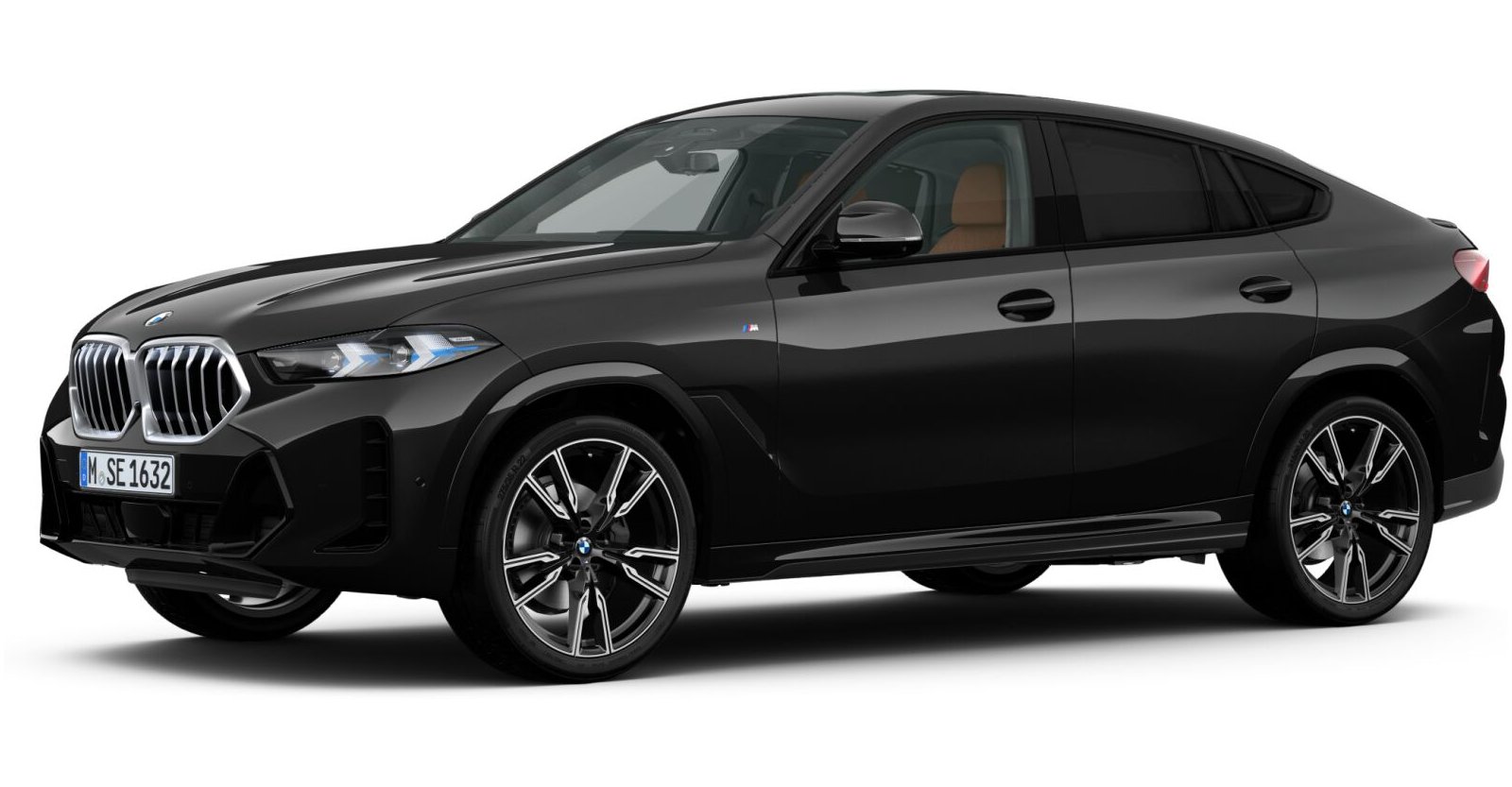 BMW BMW X in Schwarz von vorne
