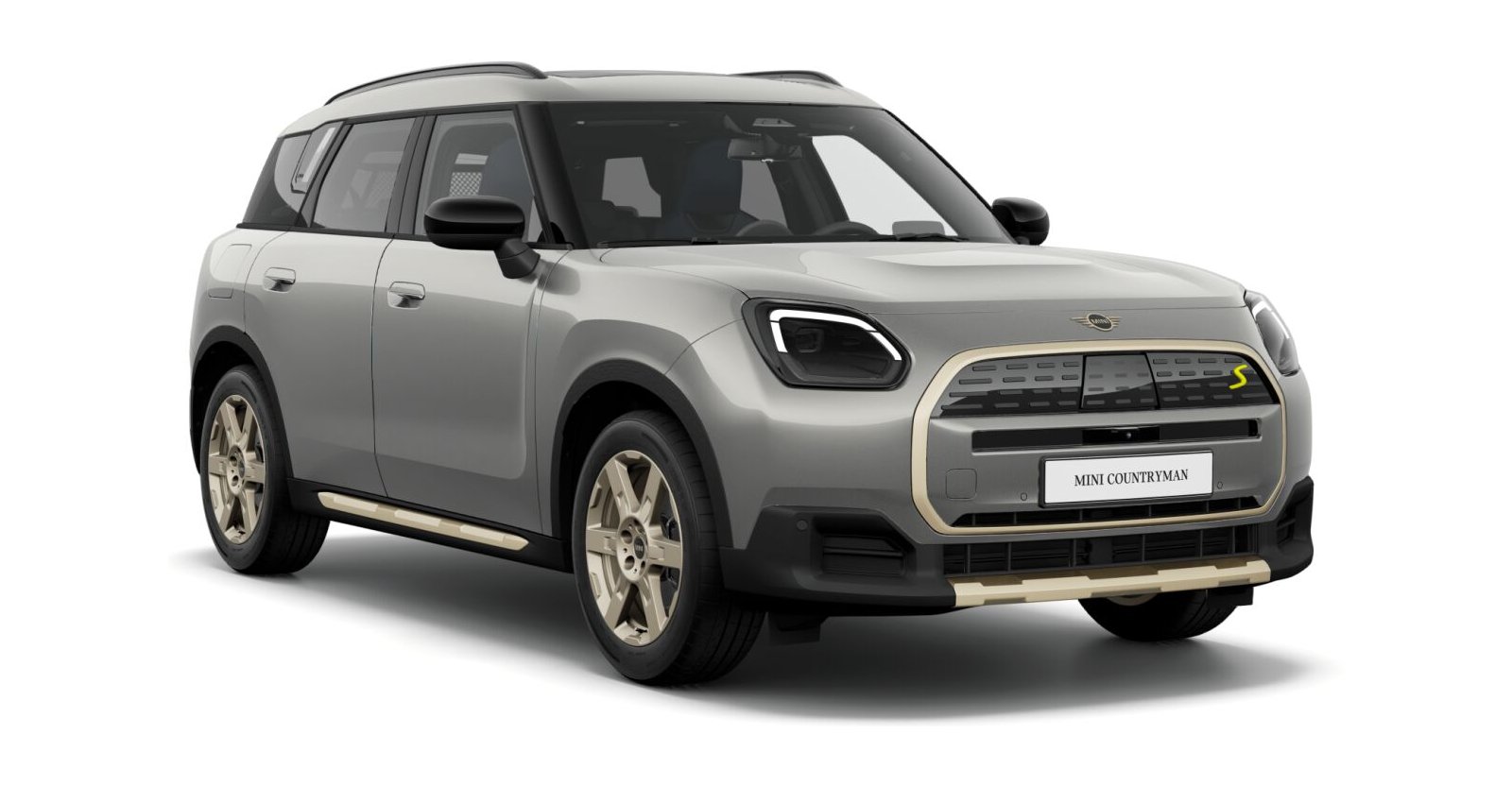 MINI MINI Countryman in Silber von vorne MINI MINI Countryman in Silber von vorne