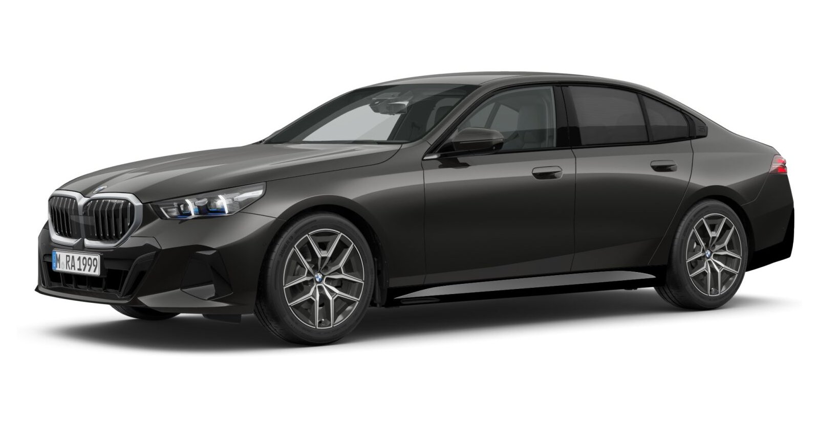 BMW 520d Limousine in Grau von vorne BMW 520d Limousine in Grau von vorne