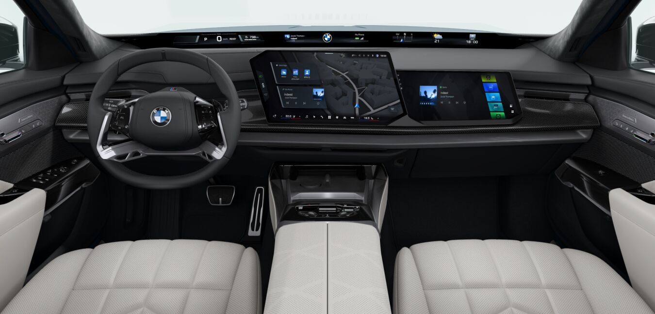 BMW BMW 7er im Innenraum von vorne BMW BMW 7er im Innenraum von vorne
