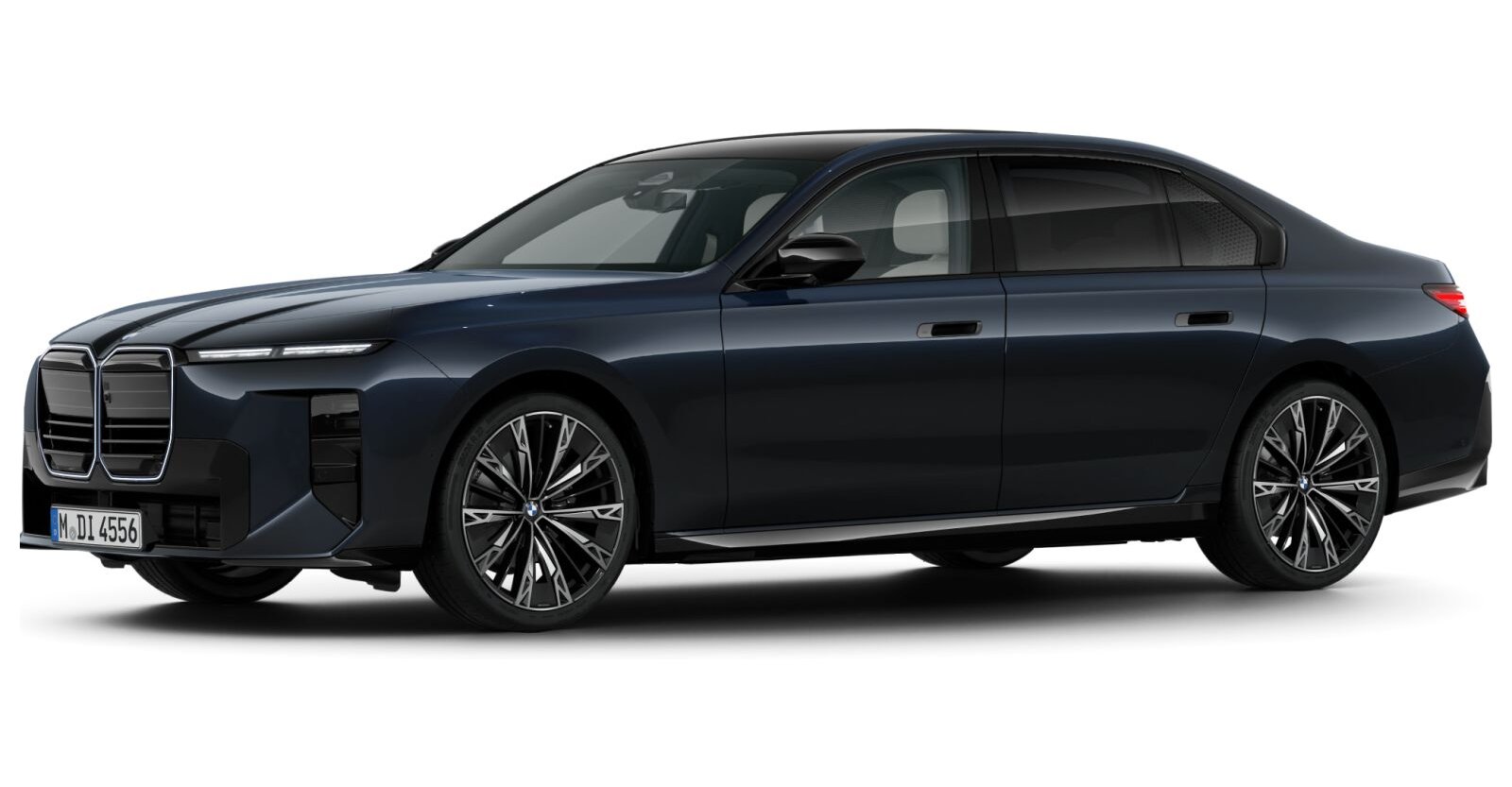 BMW BMW 7er in Schwarz von vorne BMW BMW 7er in Schwarz von vorne