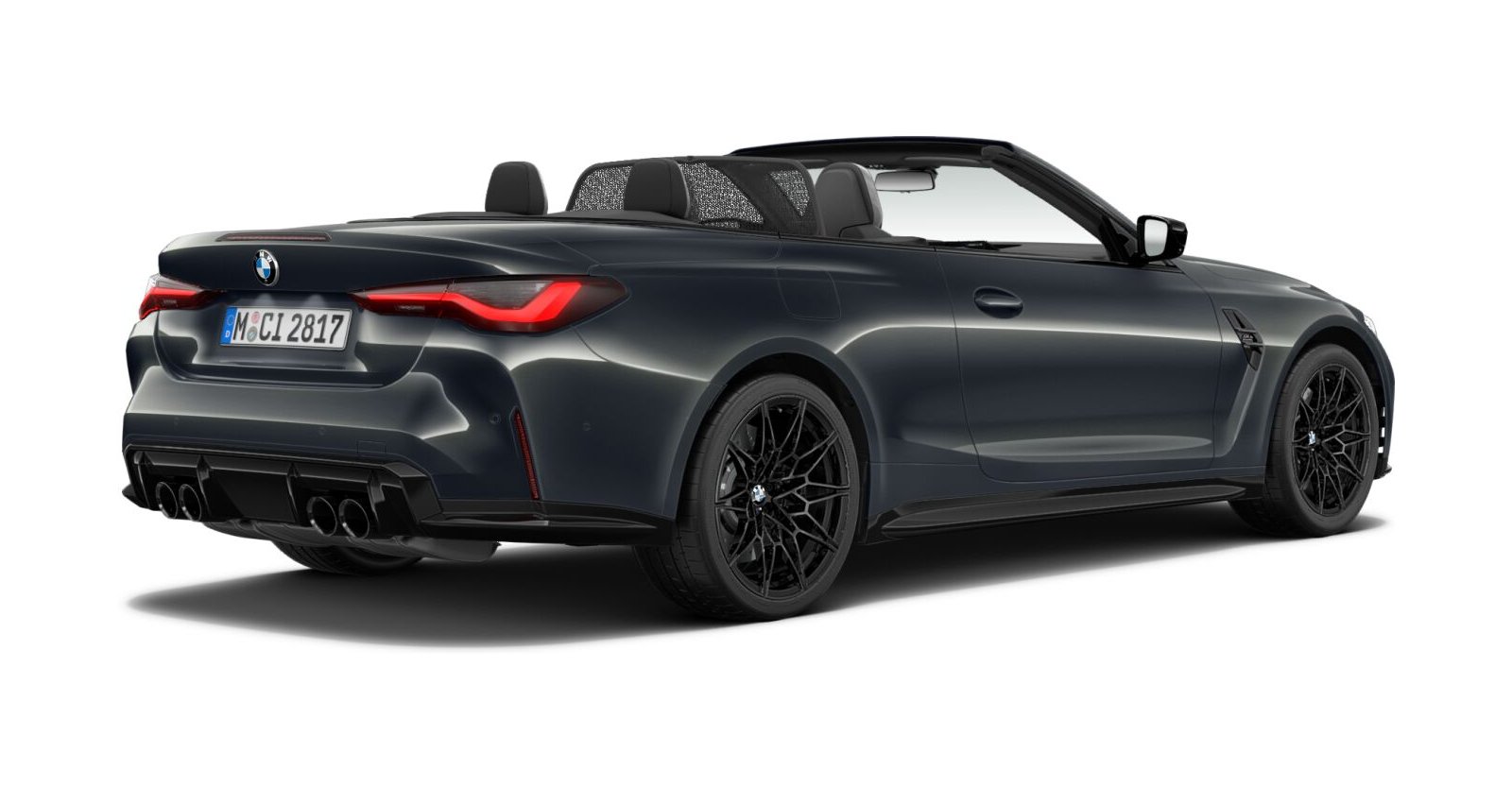 BMW BMW M in Grau von hinten