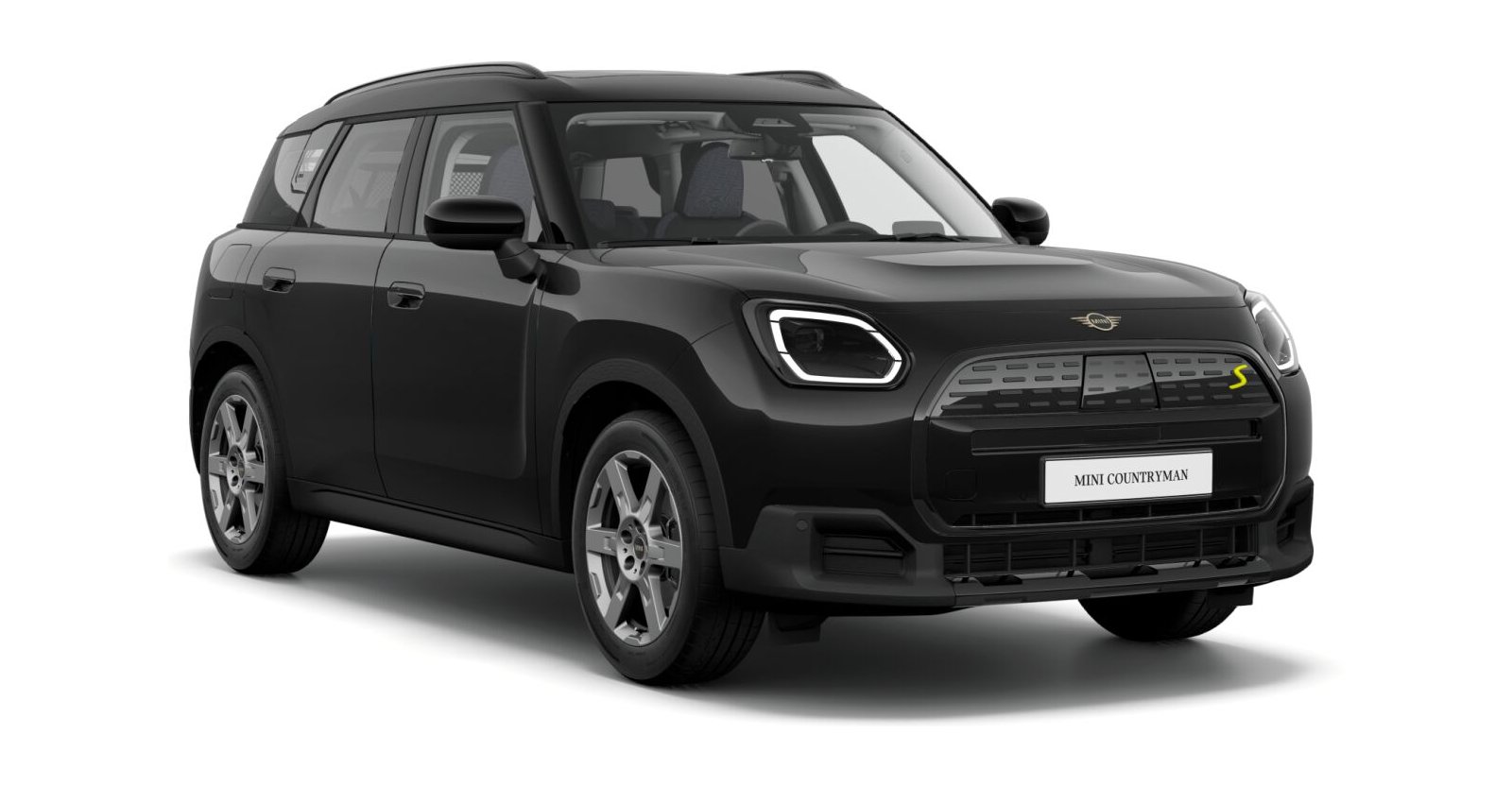 MINI MINI Countryman in Schwarz von vorne MINI MINI Countryman in Schwarz von vorne