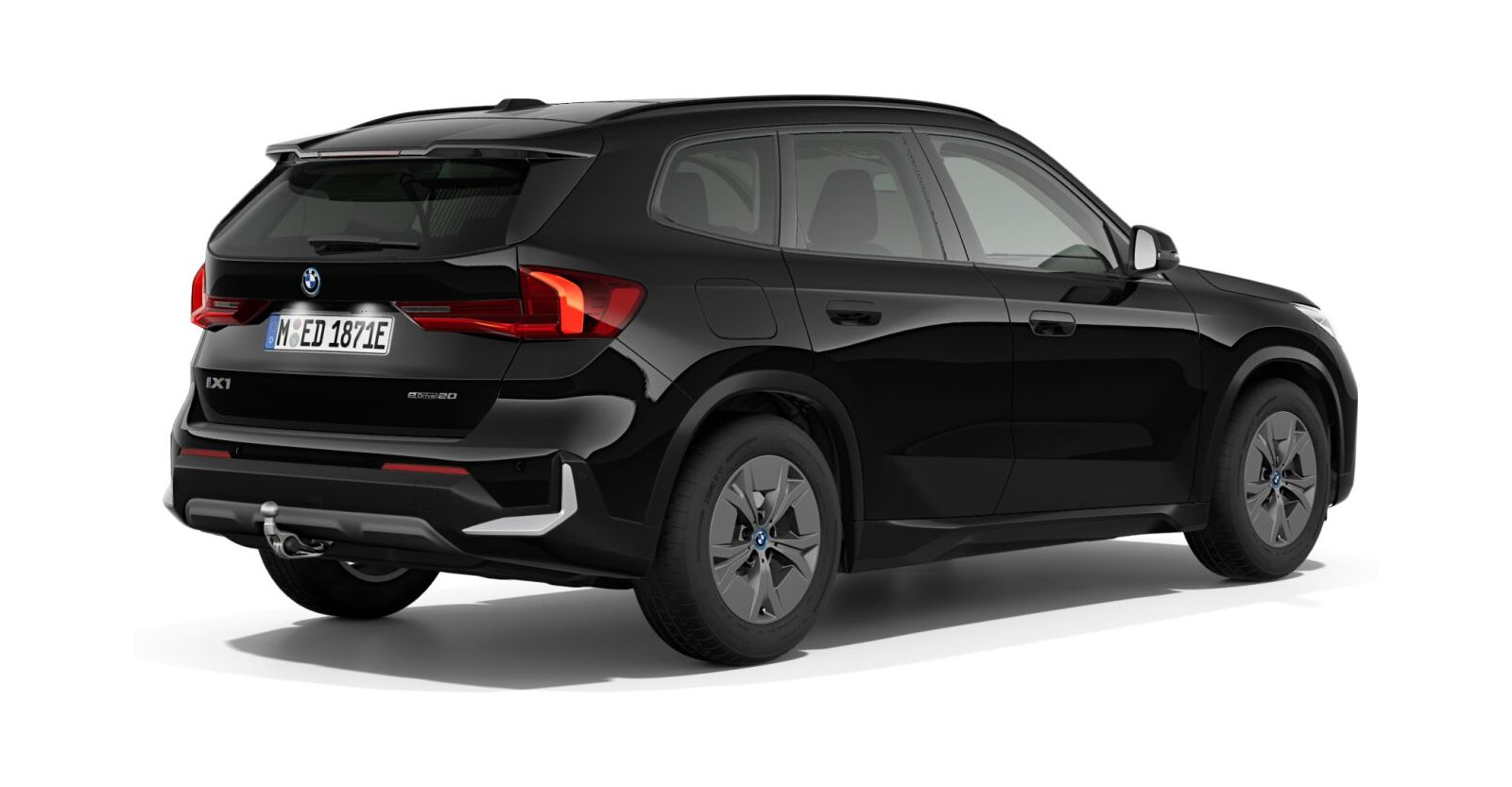 BMW BMW I in Schwarz von hinten