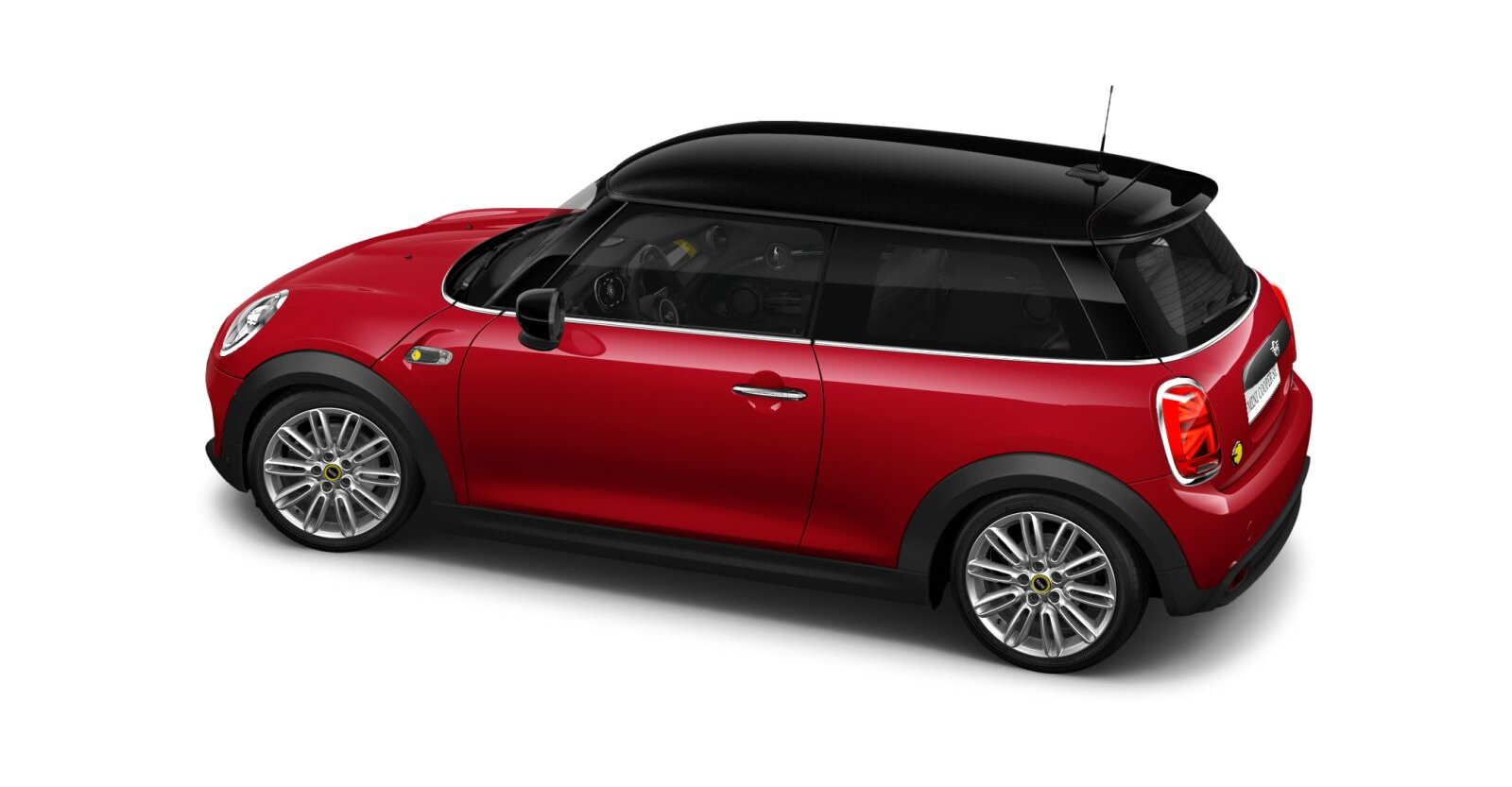 MINI MINI 3-Türer in Rot von hinten