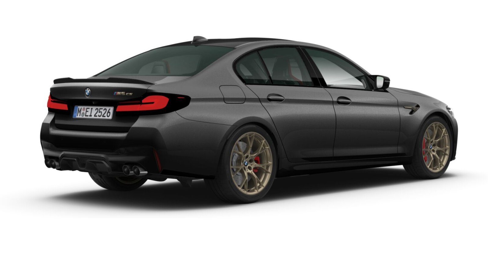 BMW BMW M in Grau von hinten