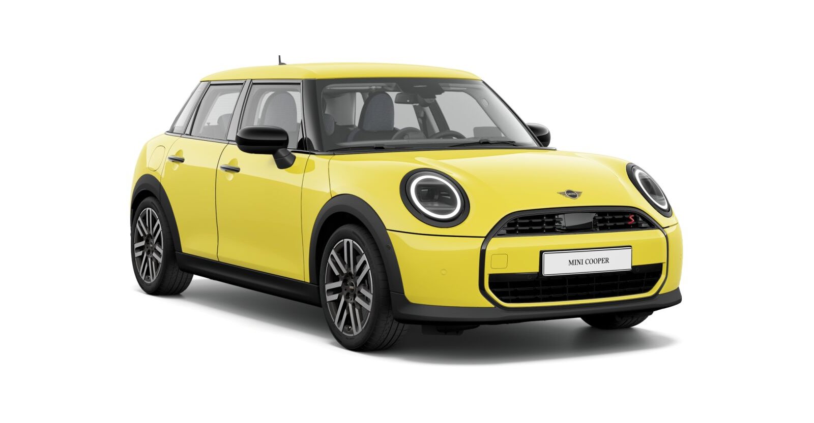MINI MINI 5-Türer in Gelb von vorne