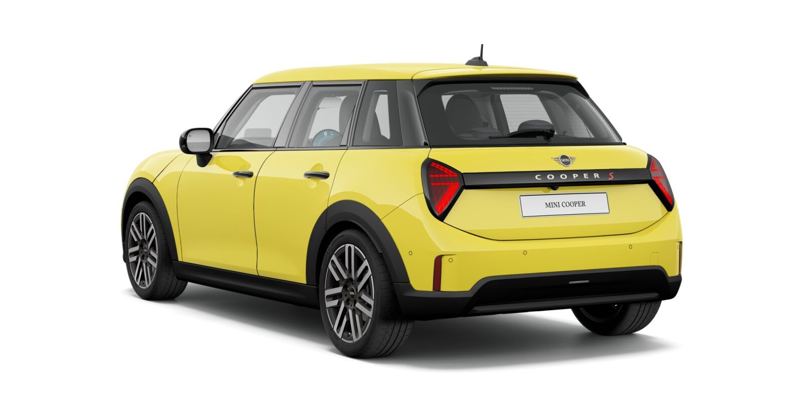 MINI MINI 5-Türer in Gelb von hinten