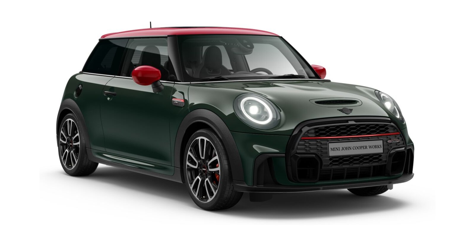 MINI MINI 3-Türer in Grün von vorne