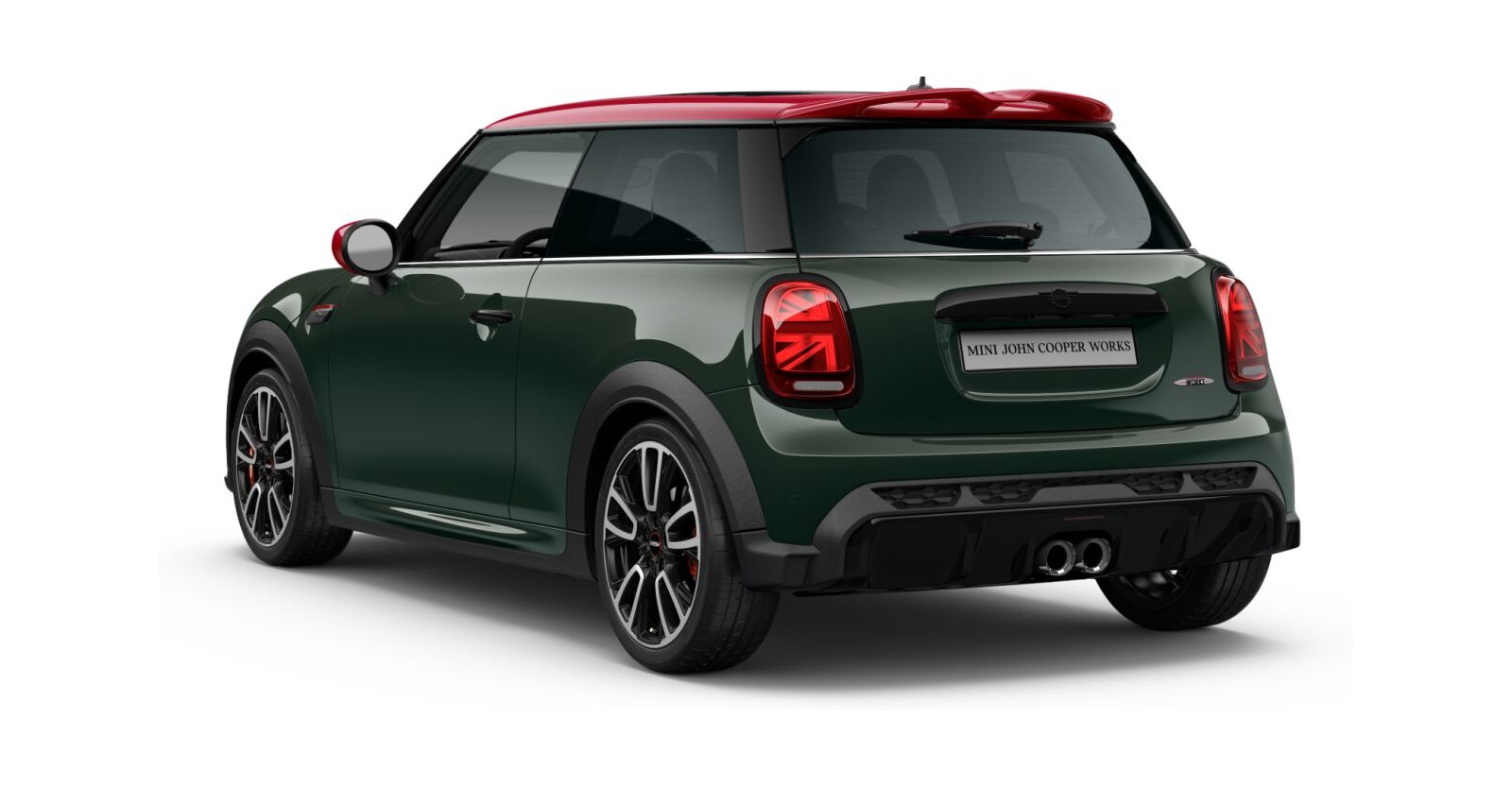 MINI MINI 3-Türer in Grün von hinten