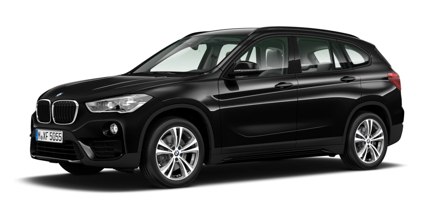 BMW BMW X in Schwarz von vorne