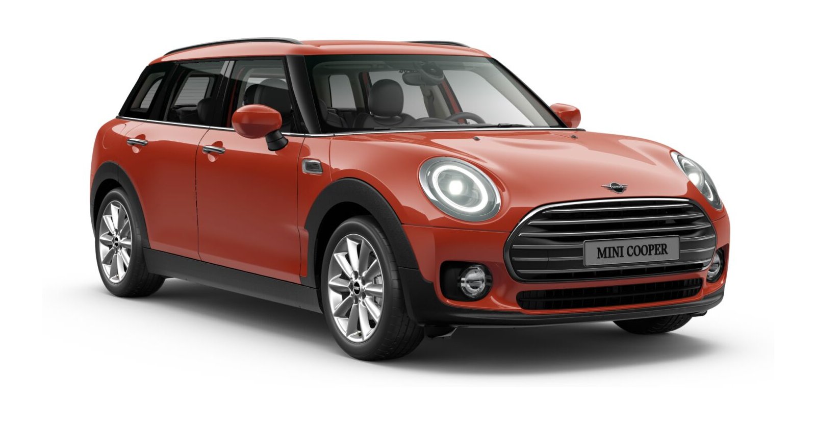 MINI MINI Clubman in Rot von vorne MINI MINI Clubman in Rot von vorne