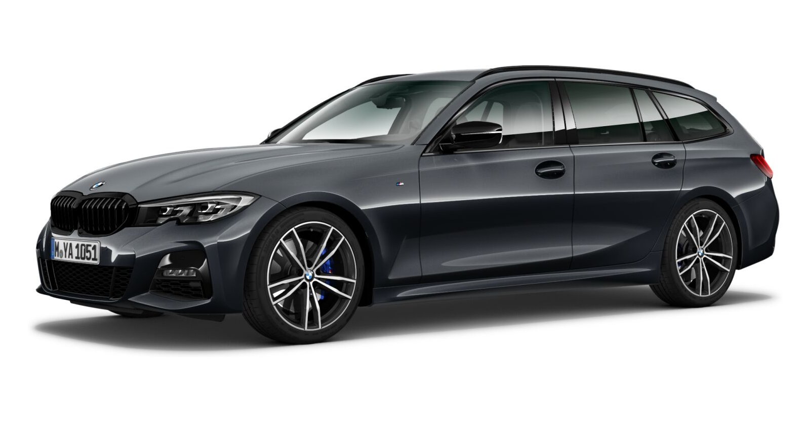 BMW BMW 3er in Grau von vorne BMW BMW 3er in Grau von vorne