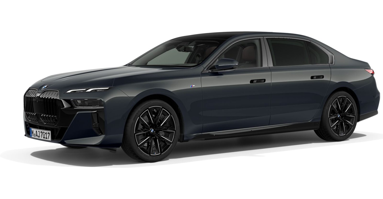 BMW BMW 7er in Grau von vorne