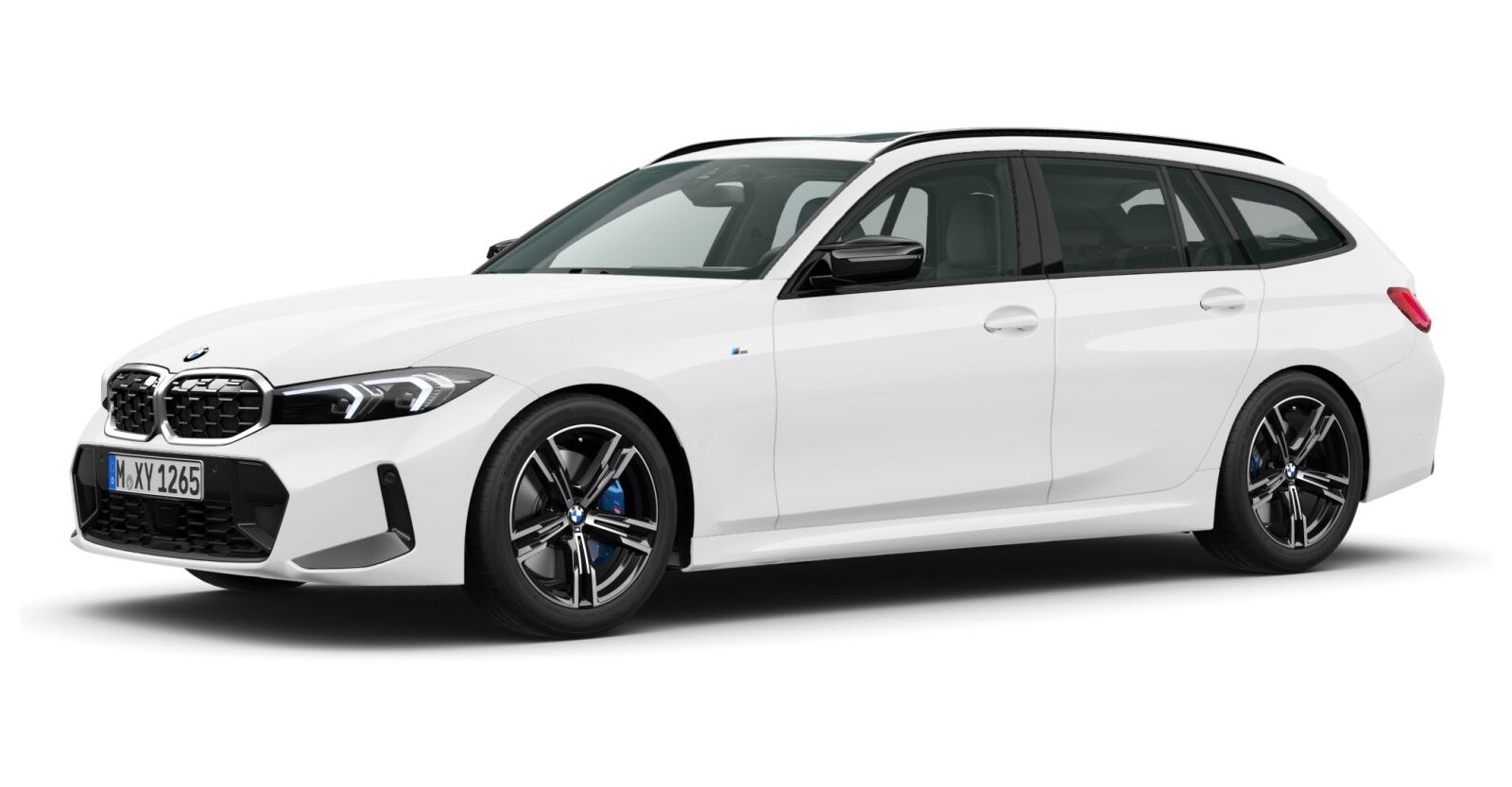 BMW BMW 3er in Weiß von vorne BMW BMW 3er in Weiß von vorne