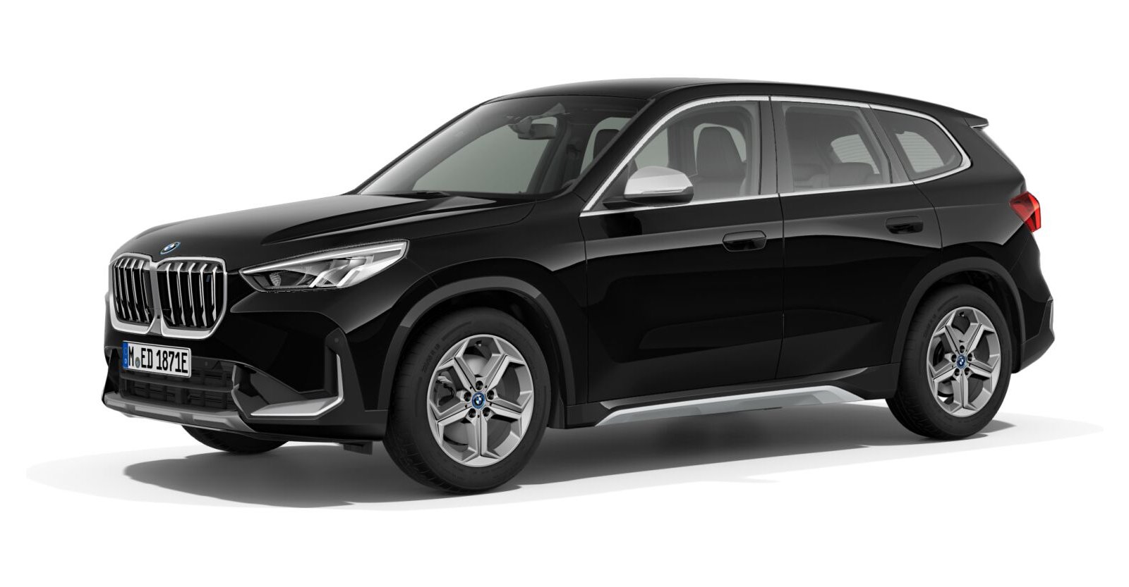 BMW BMW I in Schwarz von vorne BMW BMW I in Schwarz von vorne