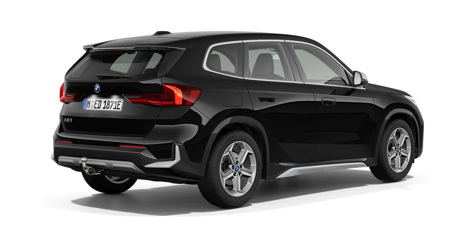 BMW BMW I in Schwarz von hinten BMW BMW I in Schwarz von hinten