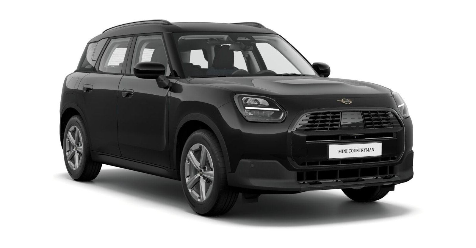 MINI MINI Countryman in Schwarz von vorne MINI MINI Countryman in Schwarz von vorne