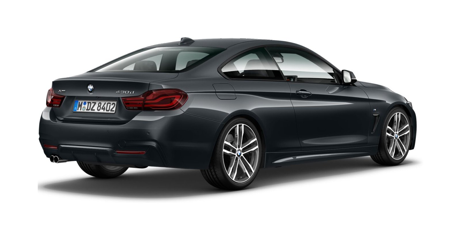 BMW BMW 4er in Grau von hinten BMW BMW 4er in Grau von hinten