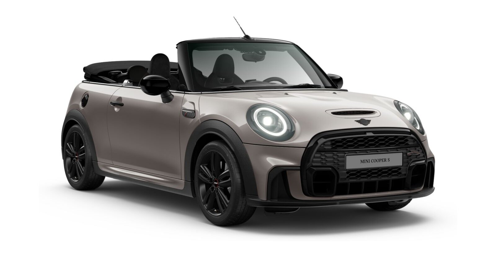 MINI MINI Cabrio in Grau von vorne