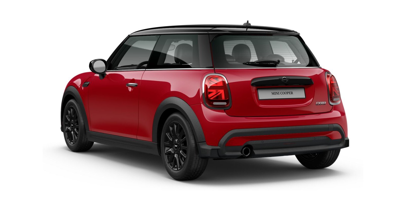 MINI MINI 3-Türer in Rot von hinten