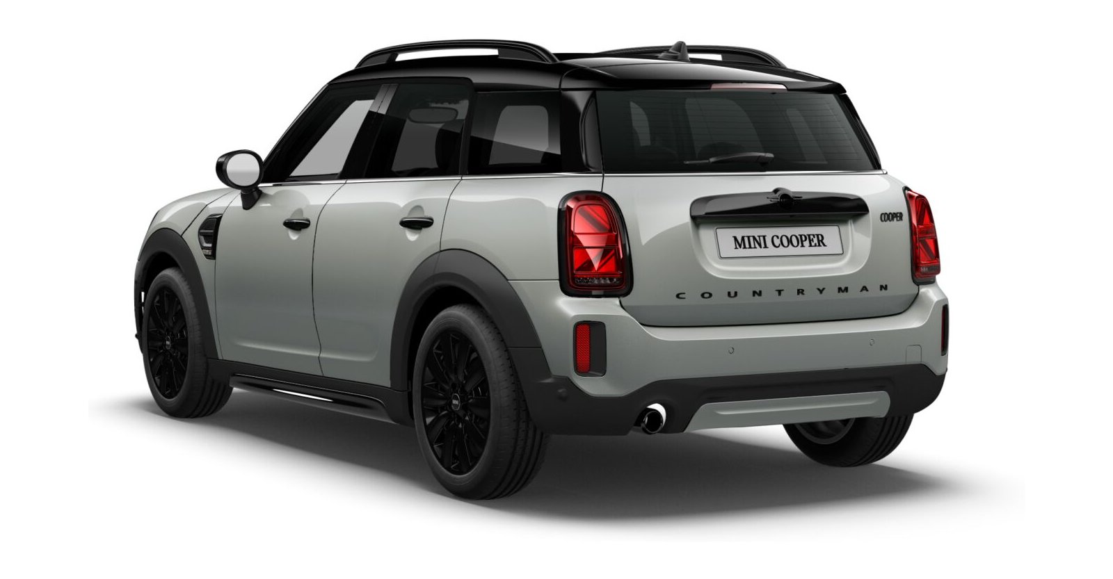 MINI MINI Countryman in Silber von hinten MINI MINI Countryman in Silber von hinten