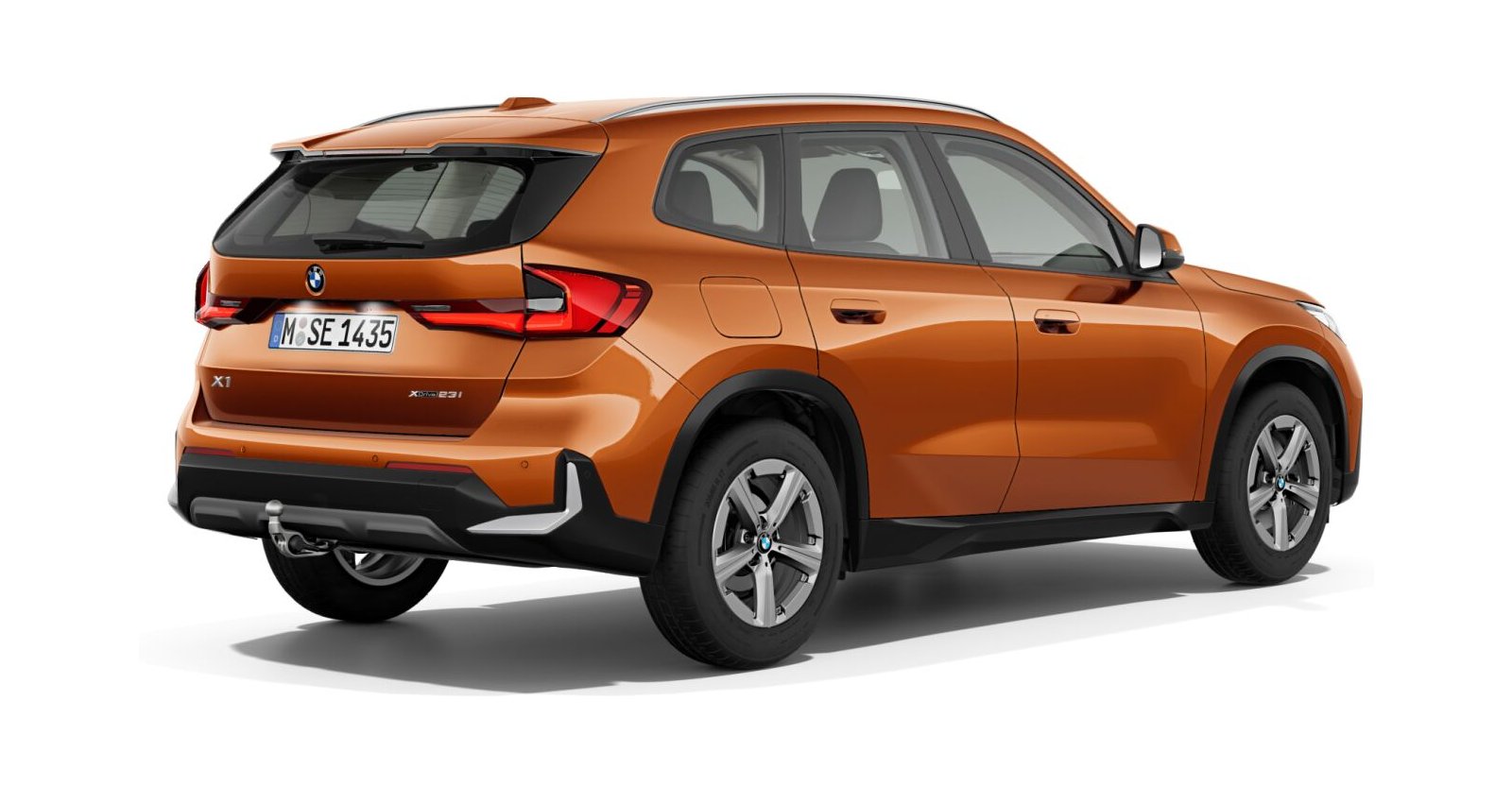 BMW BMW X in Orange von hinten BMW BMW X in Orange von hinten