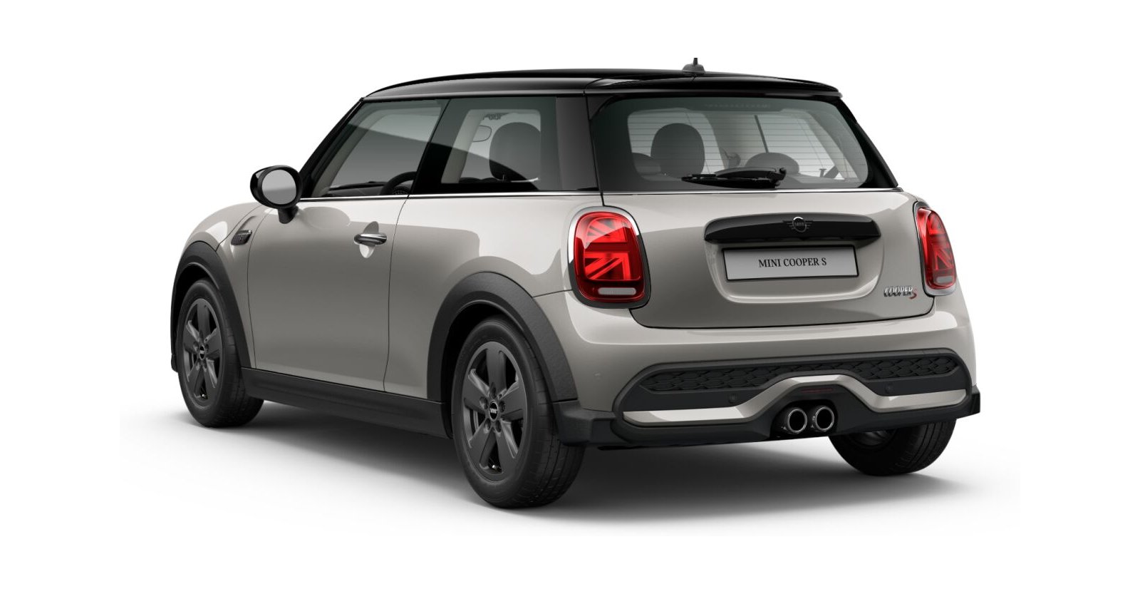 MINI MINI 3-Türer in Silber von hinten