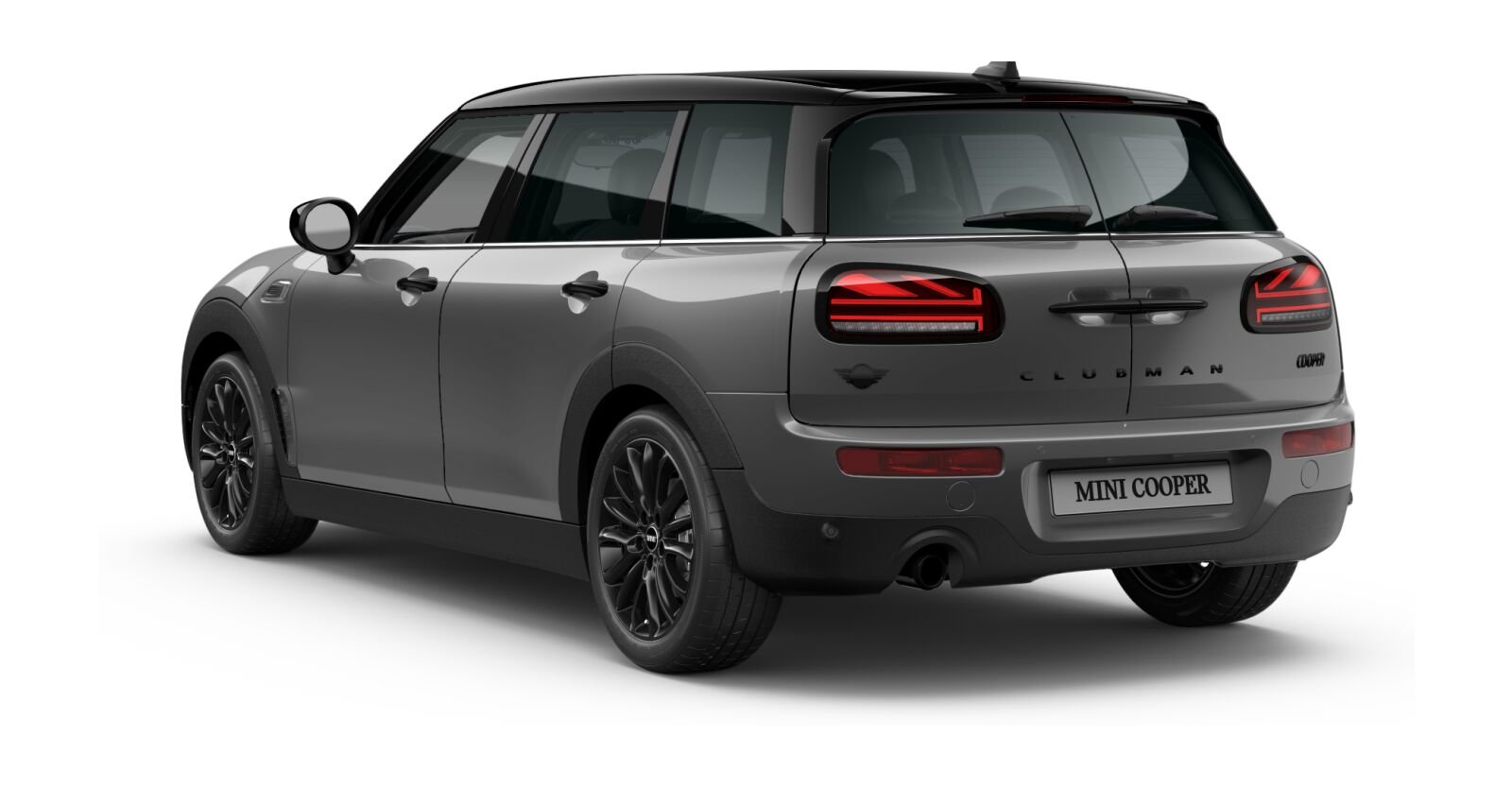 MINI MINI Clubman in Grau von hinten