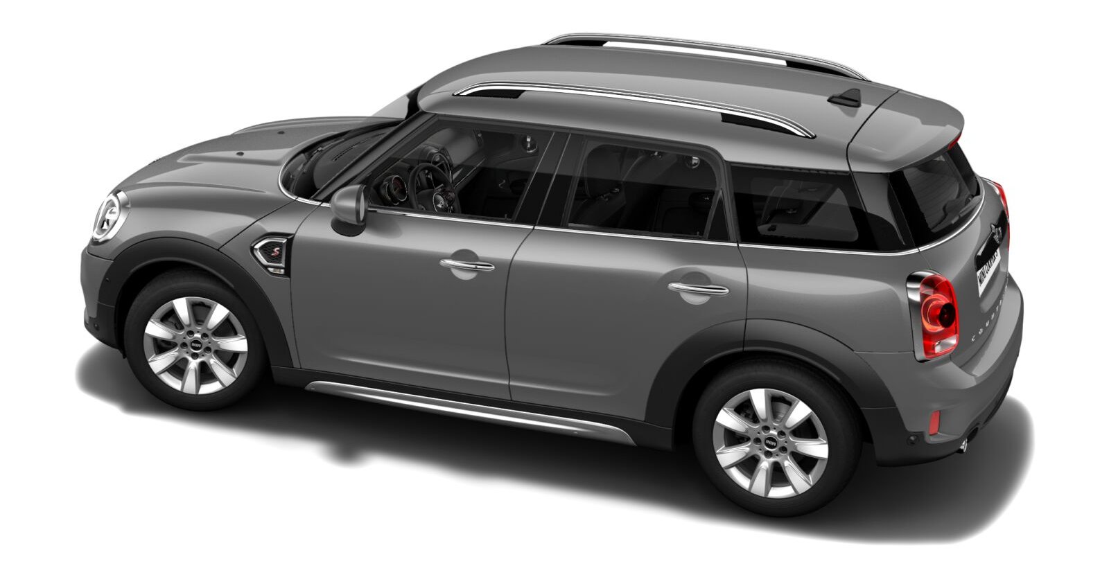 MINI MINI Countryman in Grau von hinten