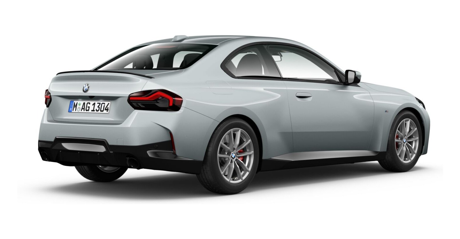 BMW BMW 2er in Grau von hinten