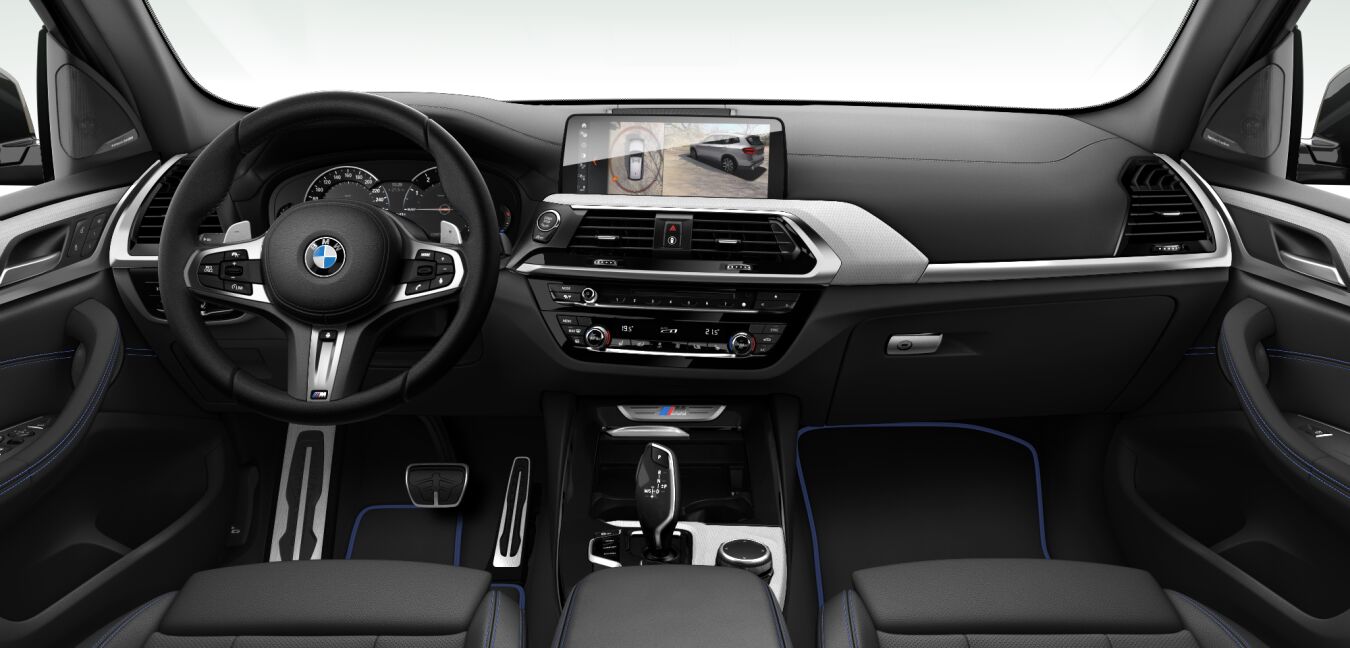 BMW BMW X im Innenraum von vorne