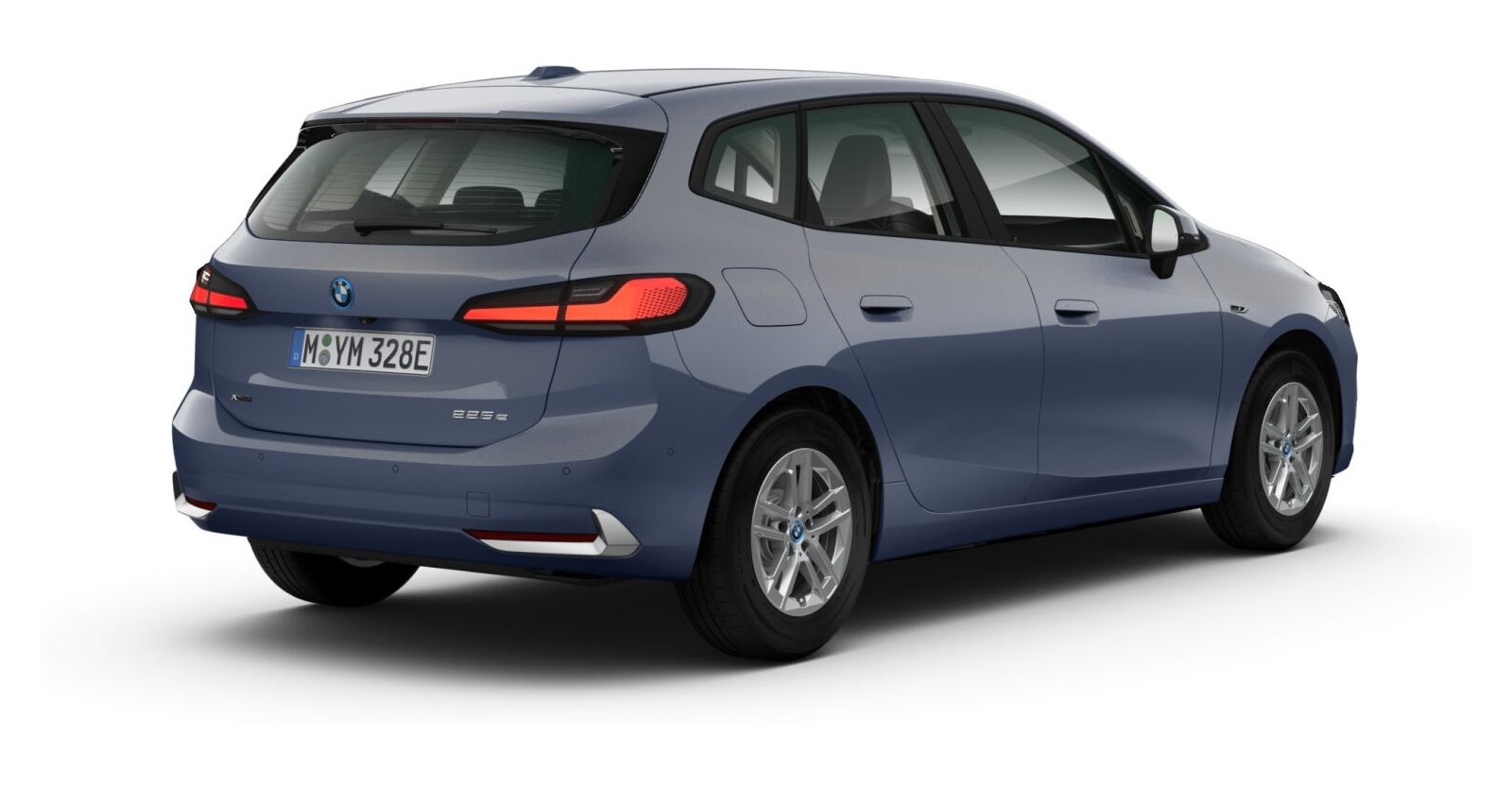 BMW BMW 2er in Grau von hinten