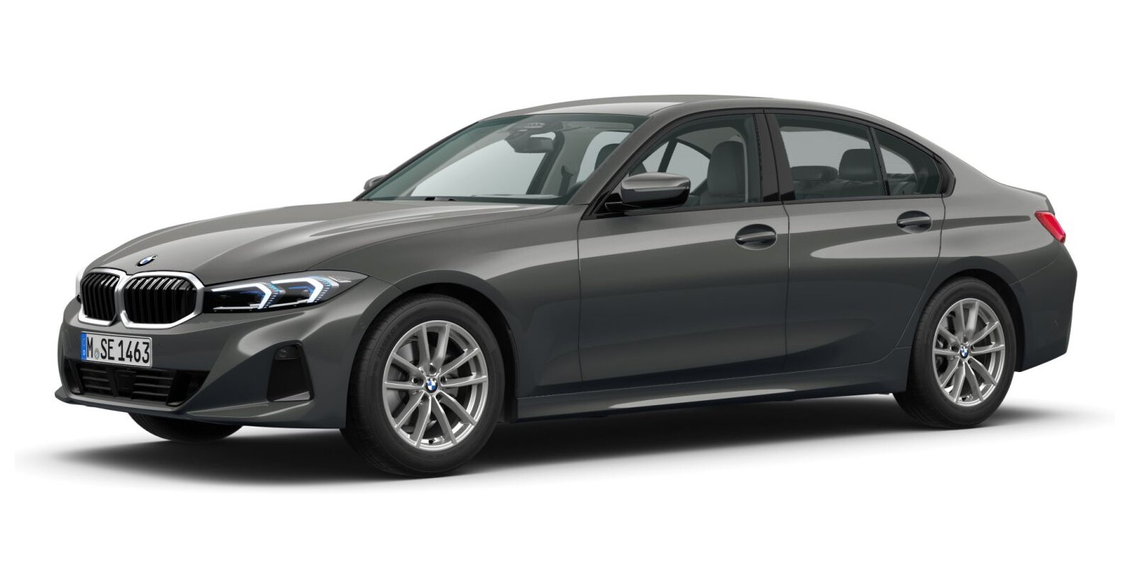 BMW BMW 3er in Grau von vorne BMW BMW 3er in Grau von vorne
