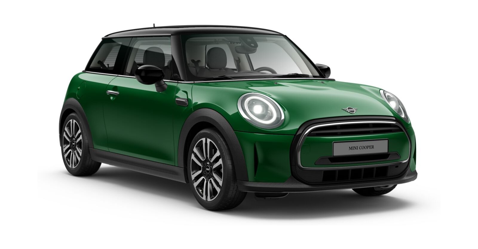 MINI MINI 3-Türer in Grün von vorne
