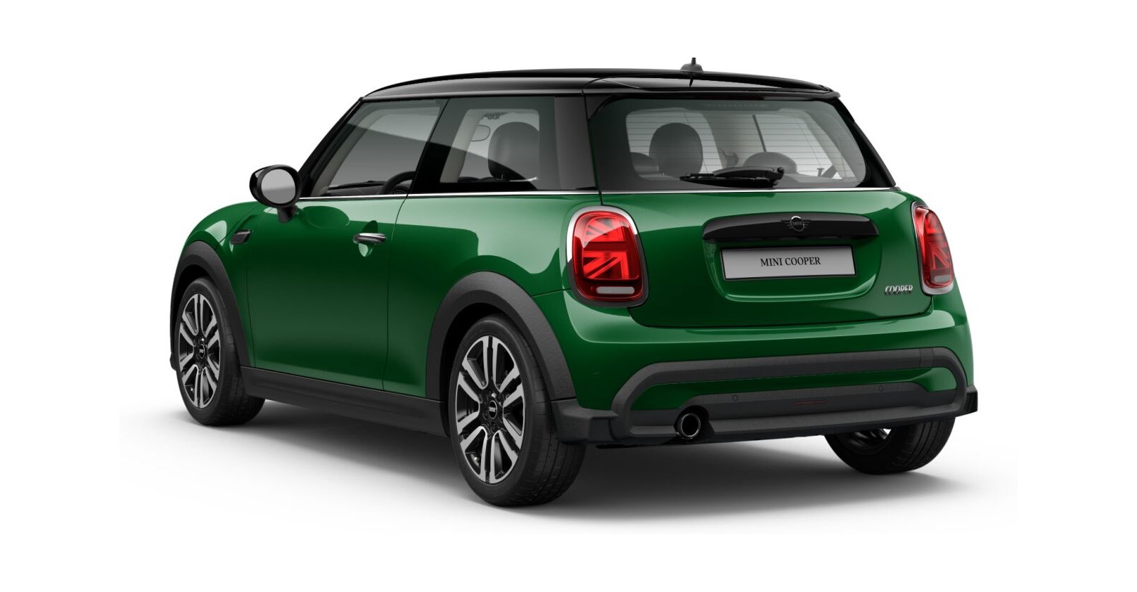 MINI MINI 3-Türer in Grün von hinten