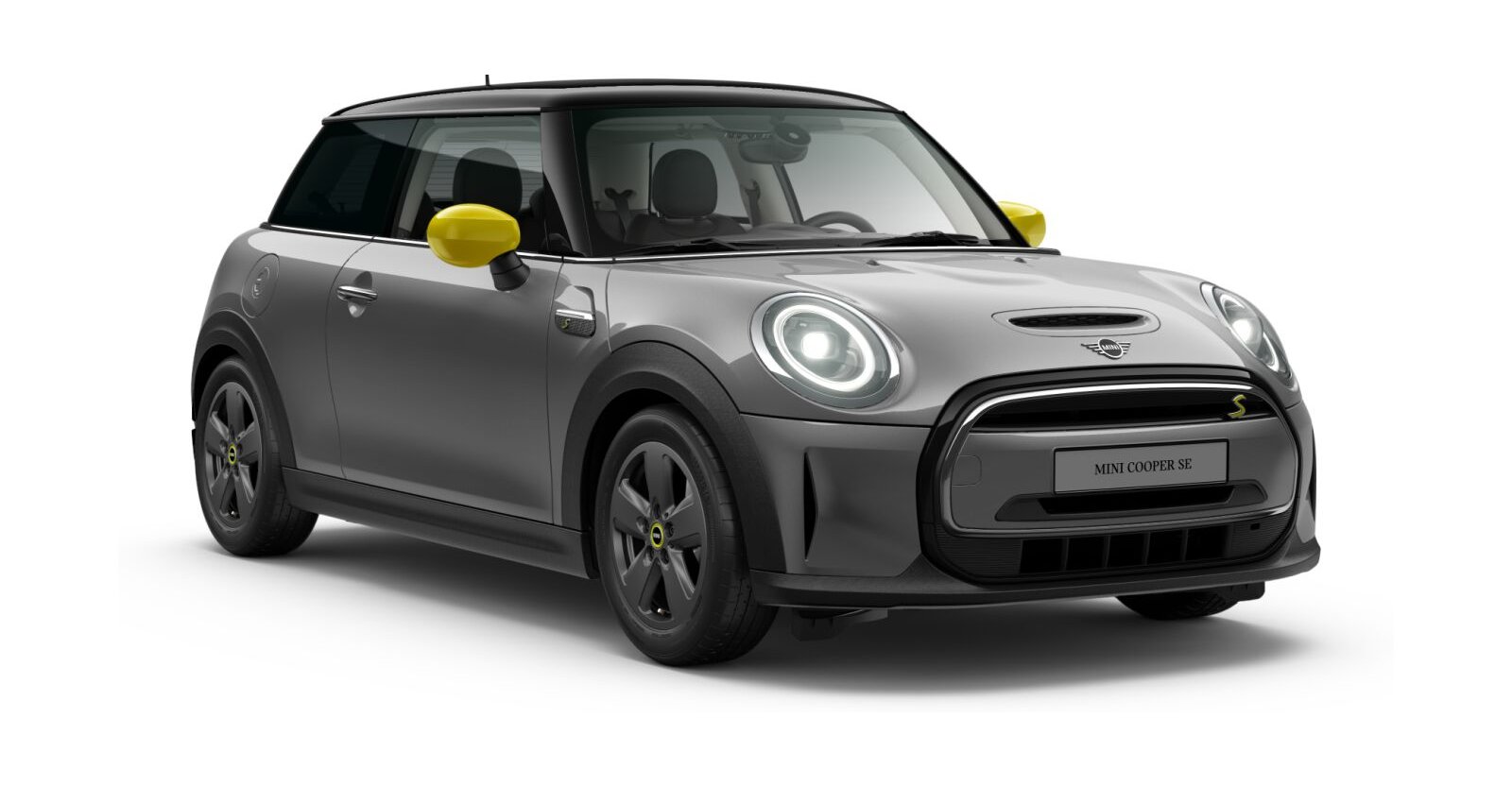 MINI Cooper SE in Grau von vorne MINI Cooper SE in Grau von vorne