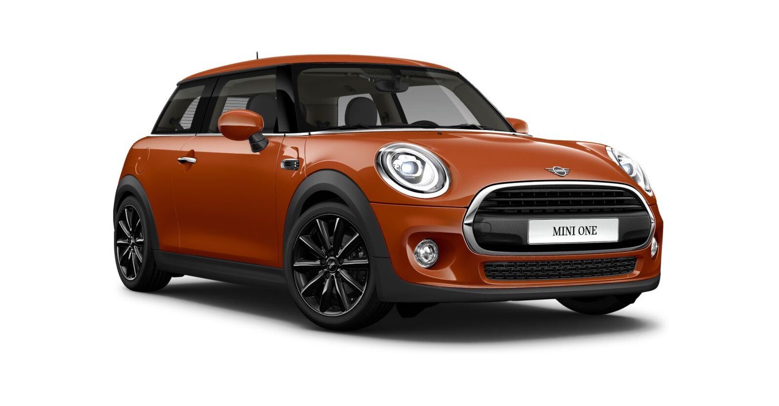 MINI MINI 3-Türer in Orange von vorne MINI MINI 3-Türer in Orange von vorne